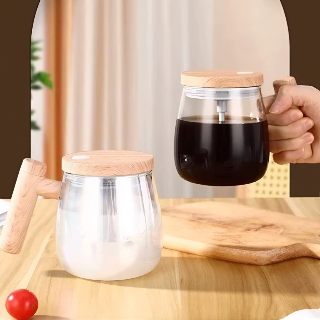 StirCup Pro™ – Chávena Misturadora Automática 400ml (USB-C)