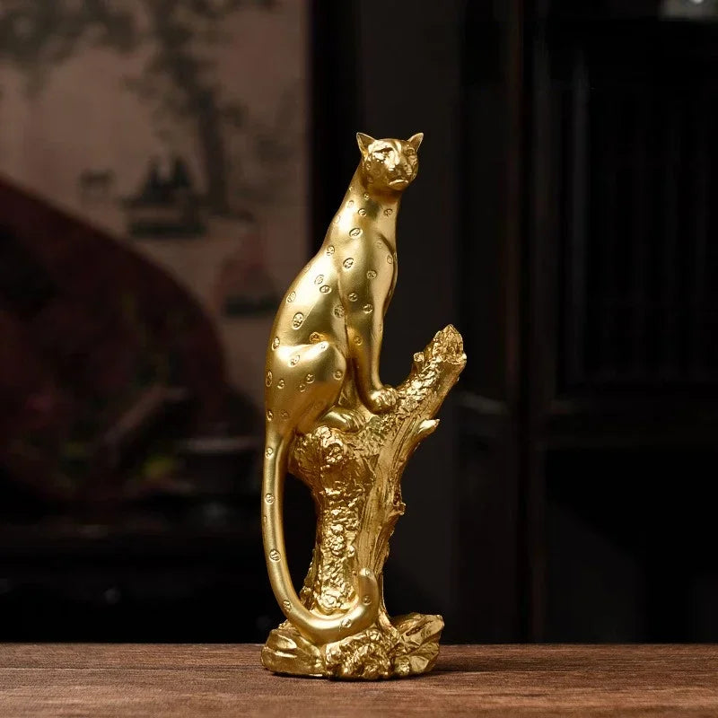 Escultura Leopardo