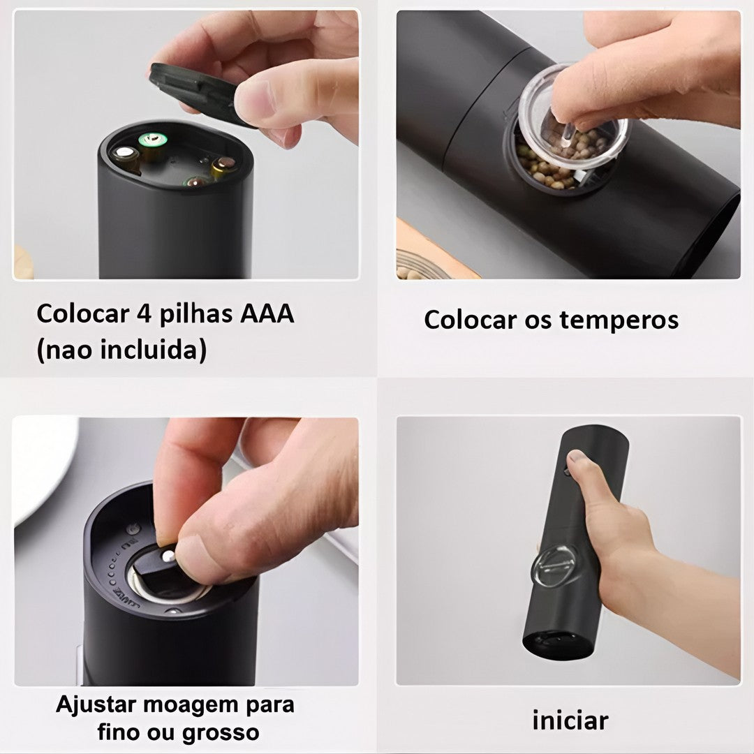 AromaFresh™ – Moedor Elétrico Premium