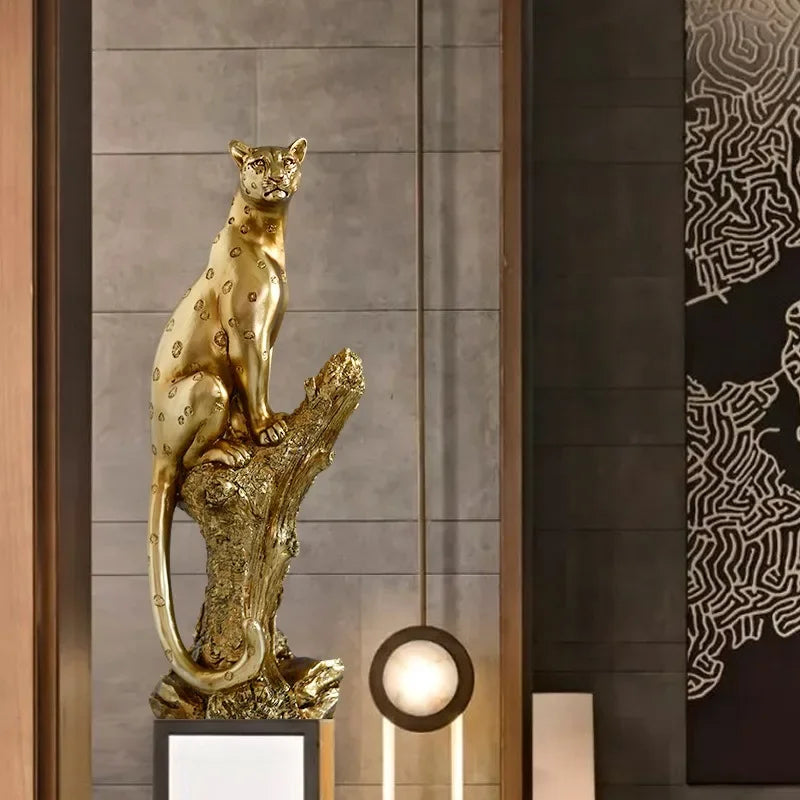 Escultura Leopardo
