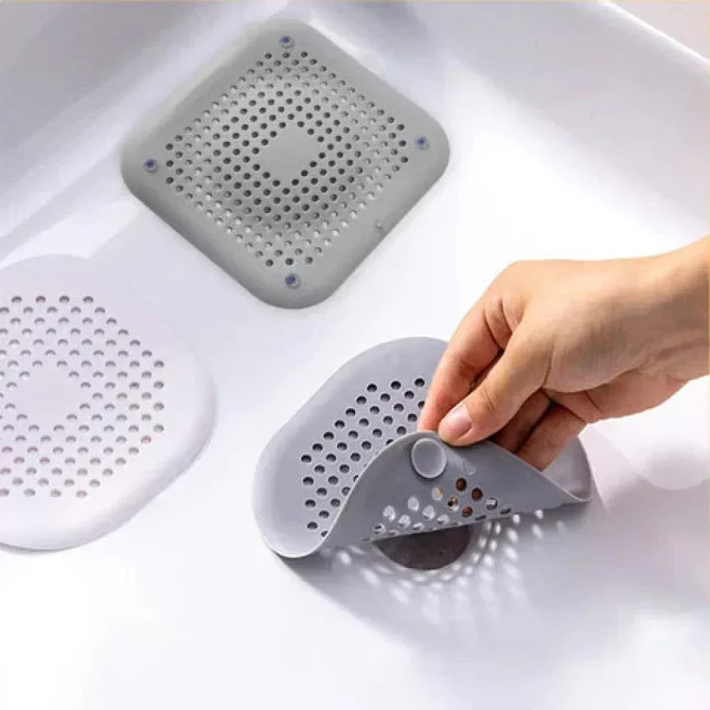 Kit de Filtros para Ralo de Silicone com Ventosas -Âncora